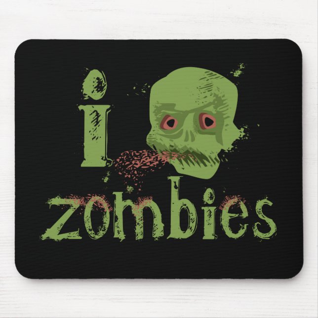Zombie-Liebe Mousepad (Vorne)