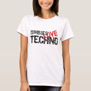 Zombie-Liebe Techno T-Shirt