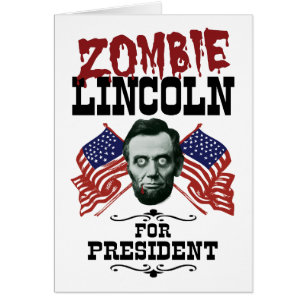 Zombie Lincoln für Präsident - Anti Trump Hillary