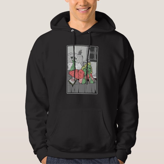Zombie Love graphic art Hoodie (Vorderseite)