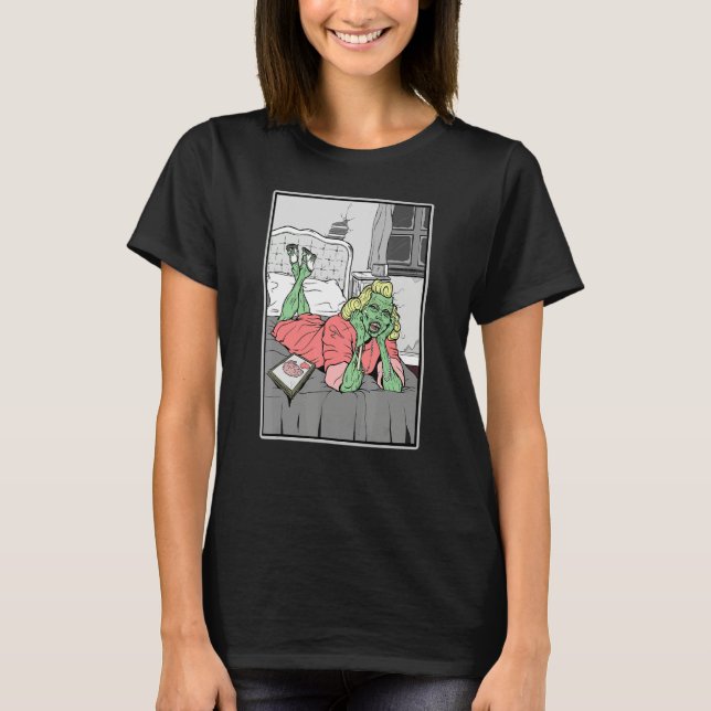 Zombie Love graphic art T-Shirt (Vorderseite)