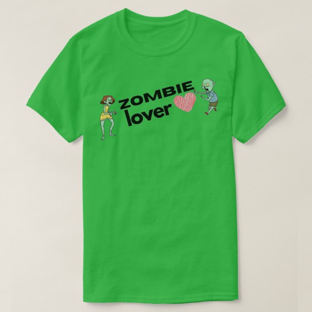 Zombie Lover Funny Design T-Shirt (Design vorne)