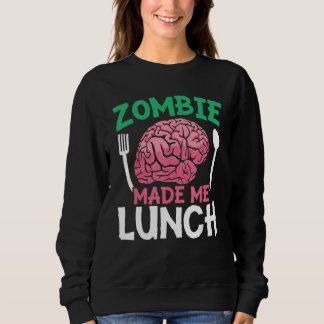 Zombie machte mich zu Halloween-Trick oder Treat Z Sweatshirt