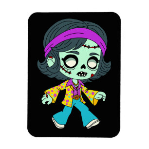 Zombie-Mädchen der 1970er Magnet