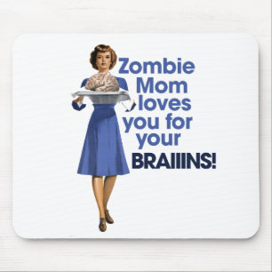 Zombie Mama Mousepad