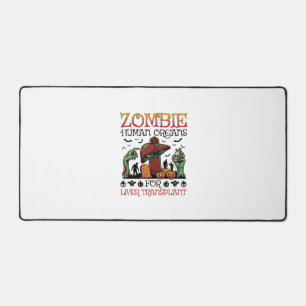 Zombie Menschliche Organe Lebertransplantation Hal Schreibtischunterlage