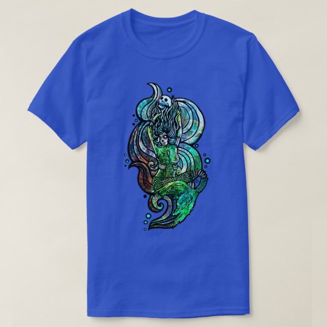 Zombie Mermaid 2 T-Shirt (Design vorne)