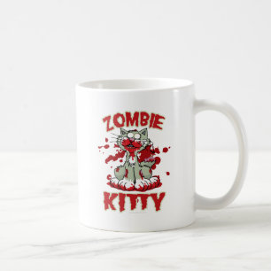 Zombie-Miezekatze Kaffeetasse