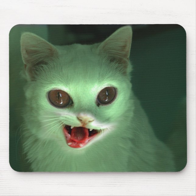 Zombie-Miezekatze Mousepad (Vorne)