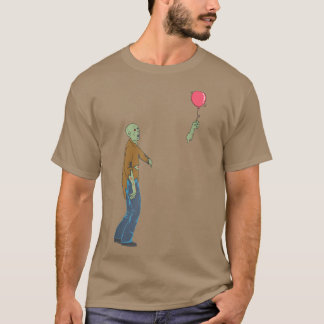 Zombie mit Ballon Zombies Funny Halloween Art 69 T-Shirt