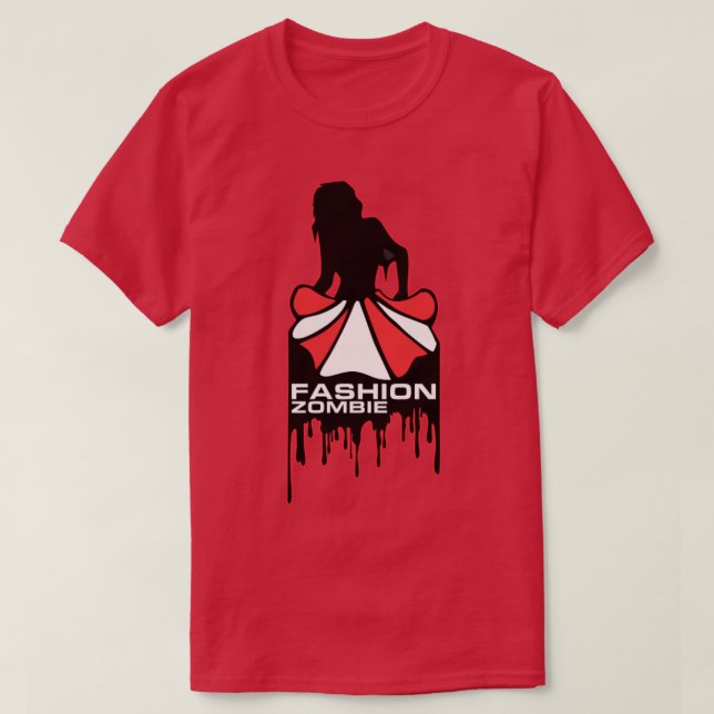 Zombie-Mode-halloween T-Shirt (Design vorne)
