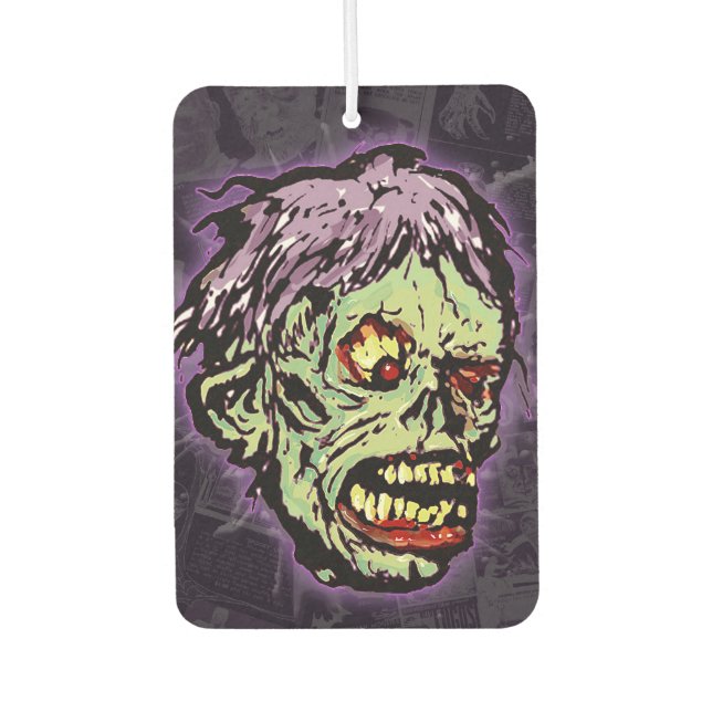 Zombie-Monster (Schock) Autolufterfrischer (Vorderseite)