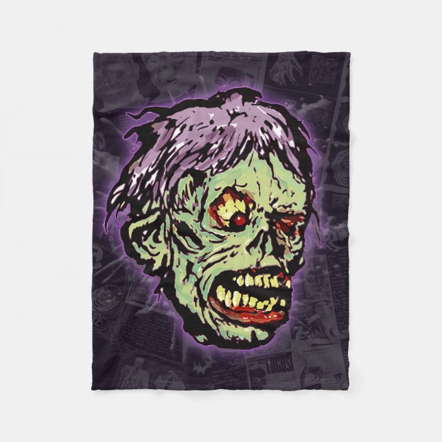 Zombie-Monster (Schock) Fleecedecke (Vorderseite)