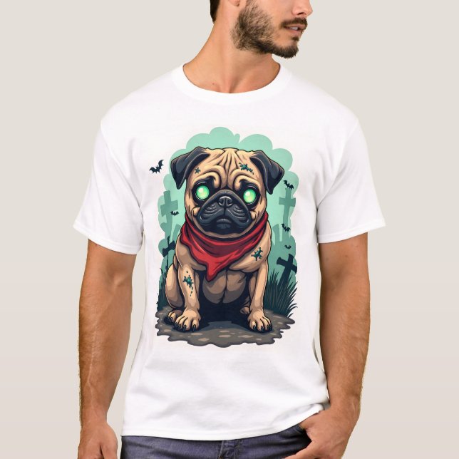 Zombie-Mops-Parade T-Shirt (Vorderseite)