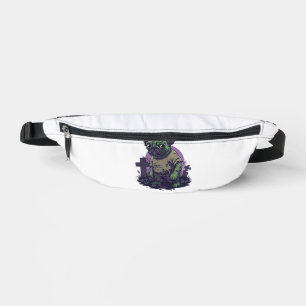 Zombie-Mops � Untoter lustiger Halloween-Hund Bauchtasche