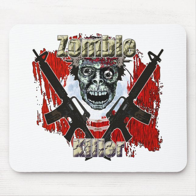 Zombie-Mörder 4 Mousepad (Vorne)