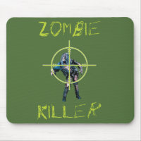 Zombie-Mörder und Fadenkreuz
