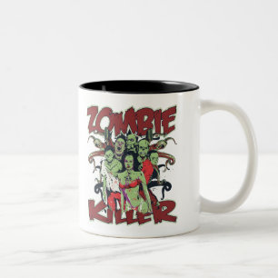 Zombie-Mörder Zweifarbige Tasse
