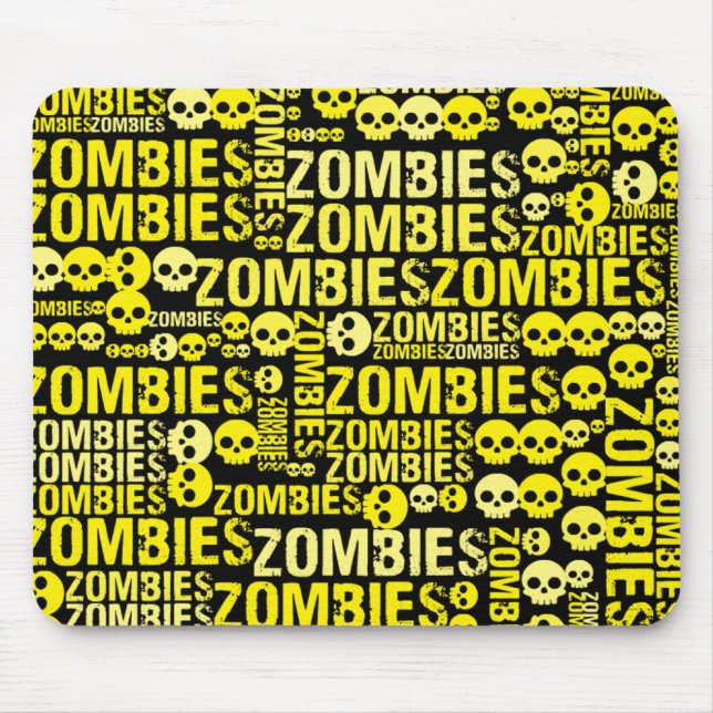 Zombie-Mosaik Mousepad (Vorne)