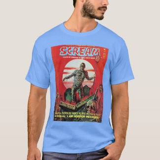 Zombie-Mumie Halloween-Horror Vintage-Comic-Book R T-Shirt