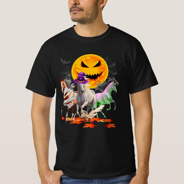 Zombie Mummy Hexenpferch Lover Pumpkin Horror Hall T-Shirt (Vorderseite)
