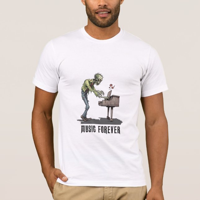 Zombie Music Forever T - Shirt (Vorderseite)
