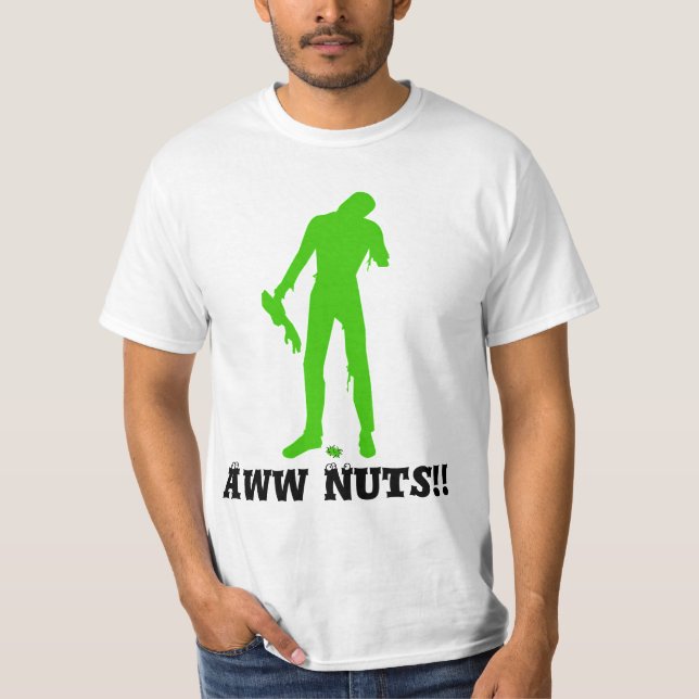 Zombie-Nuss-Shirt T-Shirt (Vorderseite)
