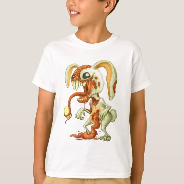 Zombie Oaster Bunny T-Shirt (Vorderseite)