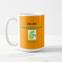 Zombie-Ökologe, grüner als Sie, Tasse