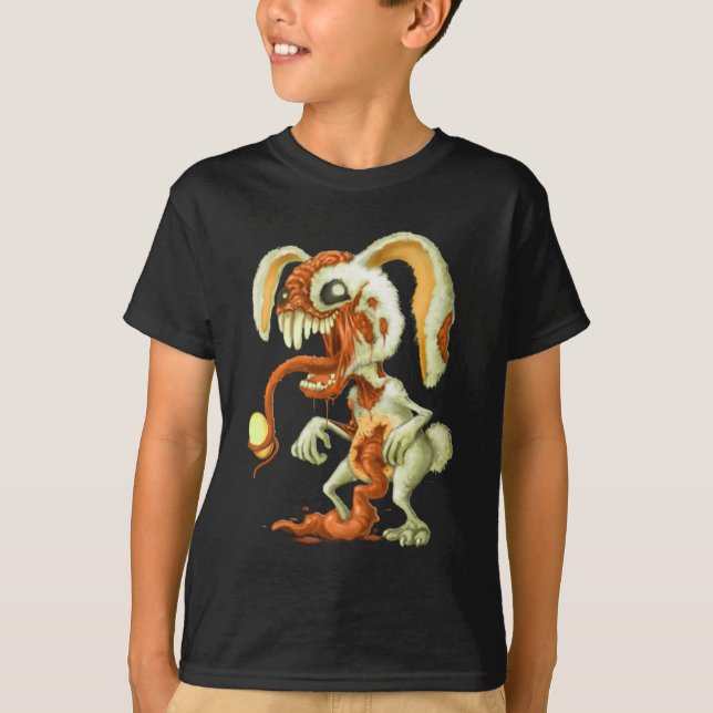 Zombie-Osterhase T-Shirt (Vorderseite)