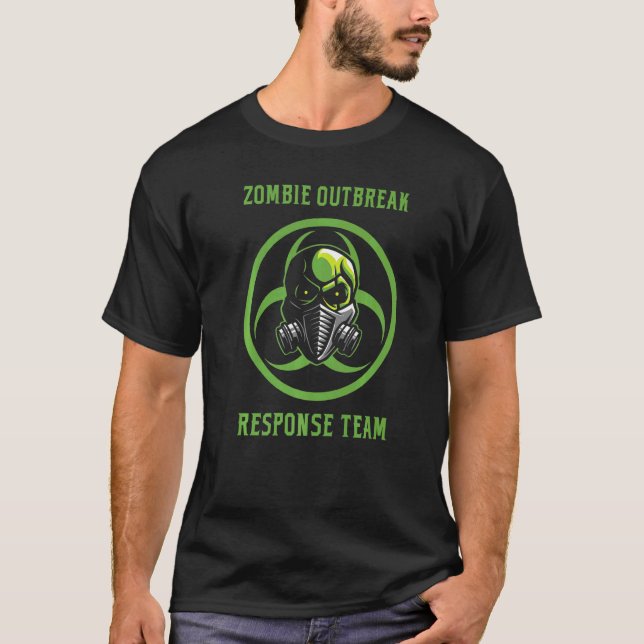 Zombie Outbreak Response Team  Halloween T-Shirt (Vorderseite)