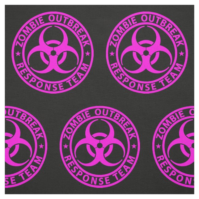 Zombie Outbreak Response Team Nebel Pink Stoff (Muster)