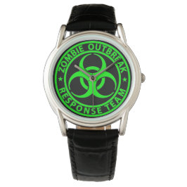 Zombie Outbreak Response Team Neon Green Armbanduhr