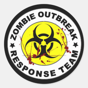 Zombie Outbreak Response Team. Runder Aufkleber