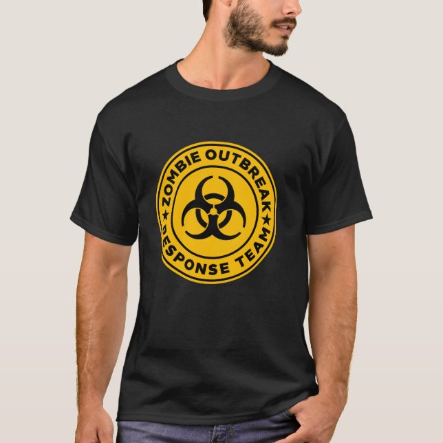 Zombie Outbreak Response Team witzig Zombie Apocal T-Shirt (Vorderseite)