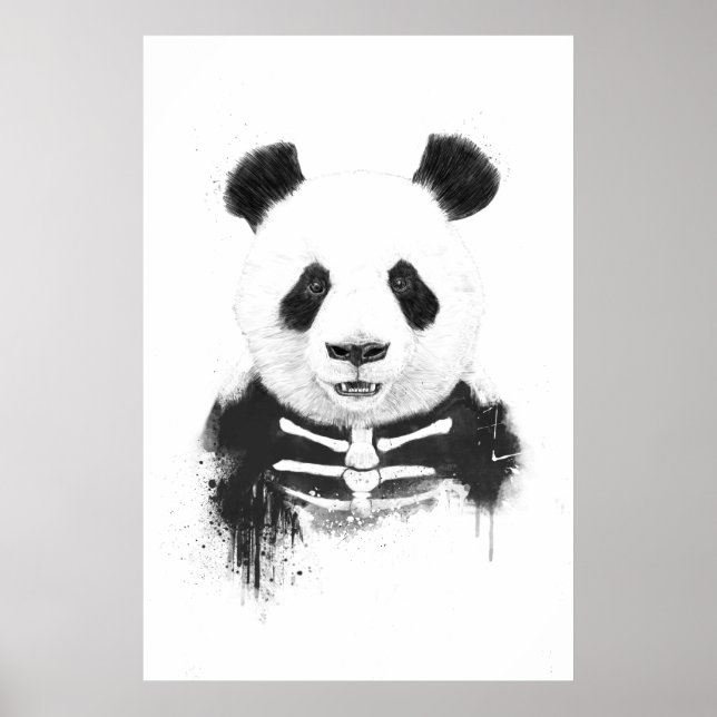 Zombie Panda Poster (Vorne)