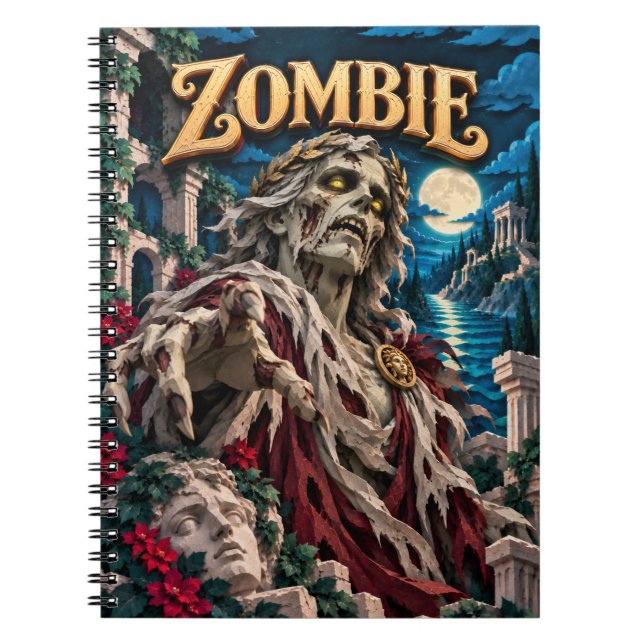 Zombie, Paper Cut Monster Notizblock (Vorderseite)