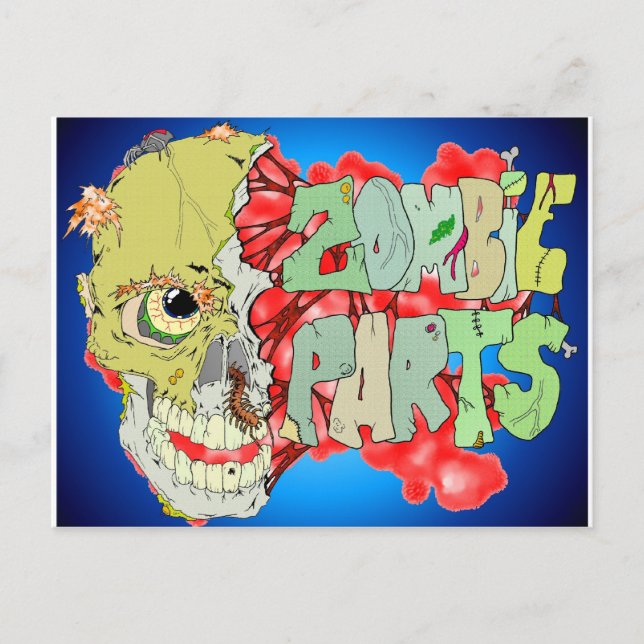 Zombie Parts Postkarte (Vorderseite)