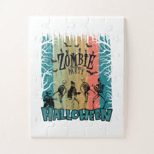 Zombie-Party, Halloween Puzzle