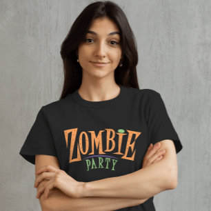 Zombie Party Little Monster T-Shirt
