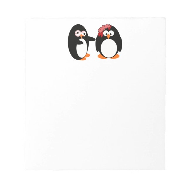 Zombie Penguin Notepad Notizblock (Vorderseite)
