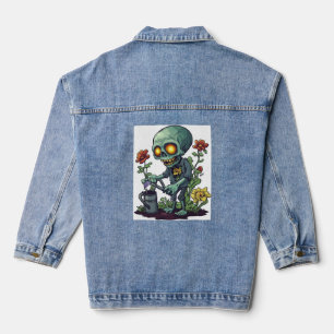 Zombie-Pflanzen-Elternteil Jeansjacke
