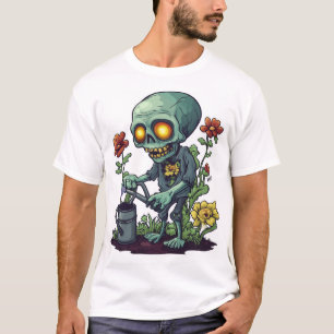 Zombie-Pflanzen-Elternteil T-Shirt