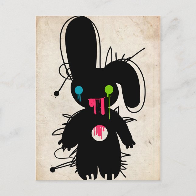 Zombie Piñata Postkarte (Vorderseite)