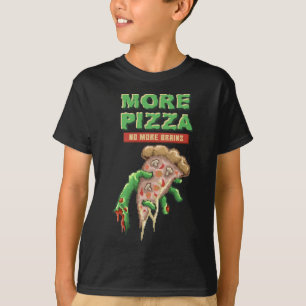 Zombie Pizza, Pizza mit Untotem Essen, Horror Gesc T-Shirt