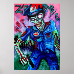 Zombie Polizist Poster