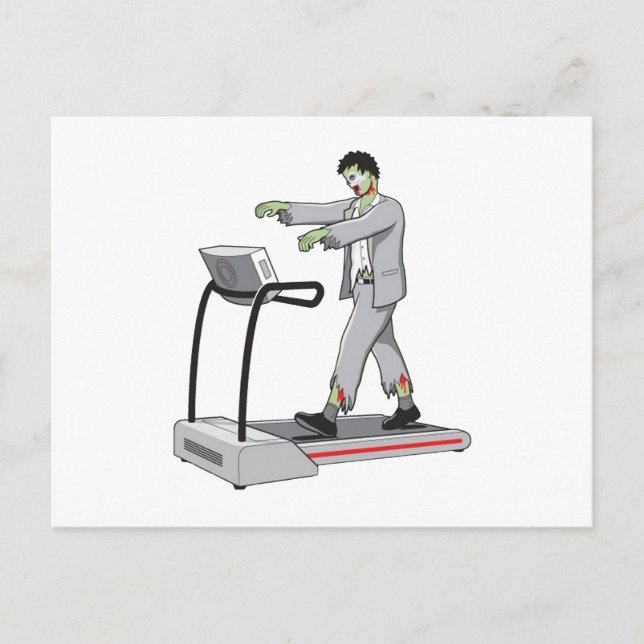 Zombie Postkarte (Vorderseite)