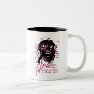 Zombie-Prinzessin Zweifarbige Tasse