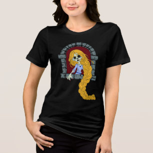 Zombie Rapunzel Tri-Blend Shirt