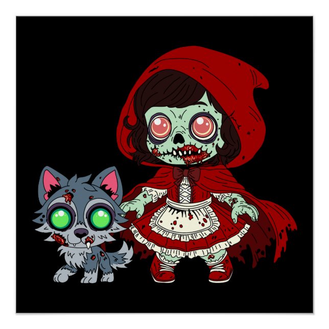 Zombie Red Riding Hood Poster (Vorderseite)